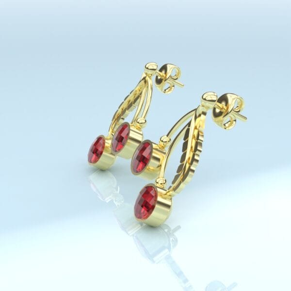 BOUCLES D OREILLES OR GRENAT CATALAN CERISES BOUCLES-D-OREILLES-OR-GRENAT-CATALAN-CERISES-1.webp