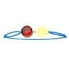 BRACELET COLLIOURE OR GRENAT CATALAN CORDE ROUGE