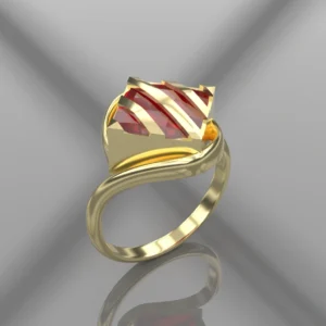 bague or grenat de perpignan logo catalan