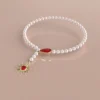 collier grenat catalan or et perles de cultures