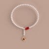 collier grenat catalan or et perles de cultures
