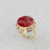BAGUE OR ET GRENAT CATALAN AMETHISTE BOIX