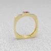 bague or grenat catalan homme perpignan