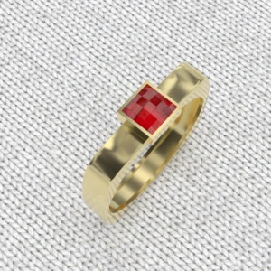 bague or grenat catalan homme perpignan